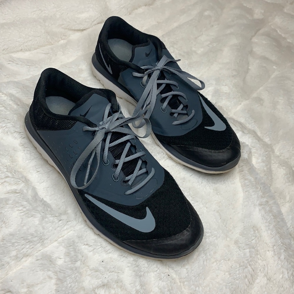 Nike FitSole Lite Run 2 Running Shoes Black Gray